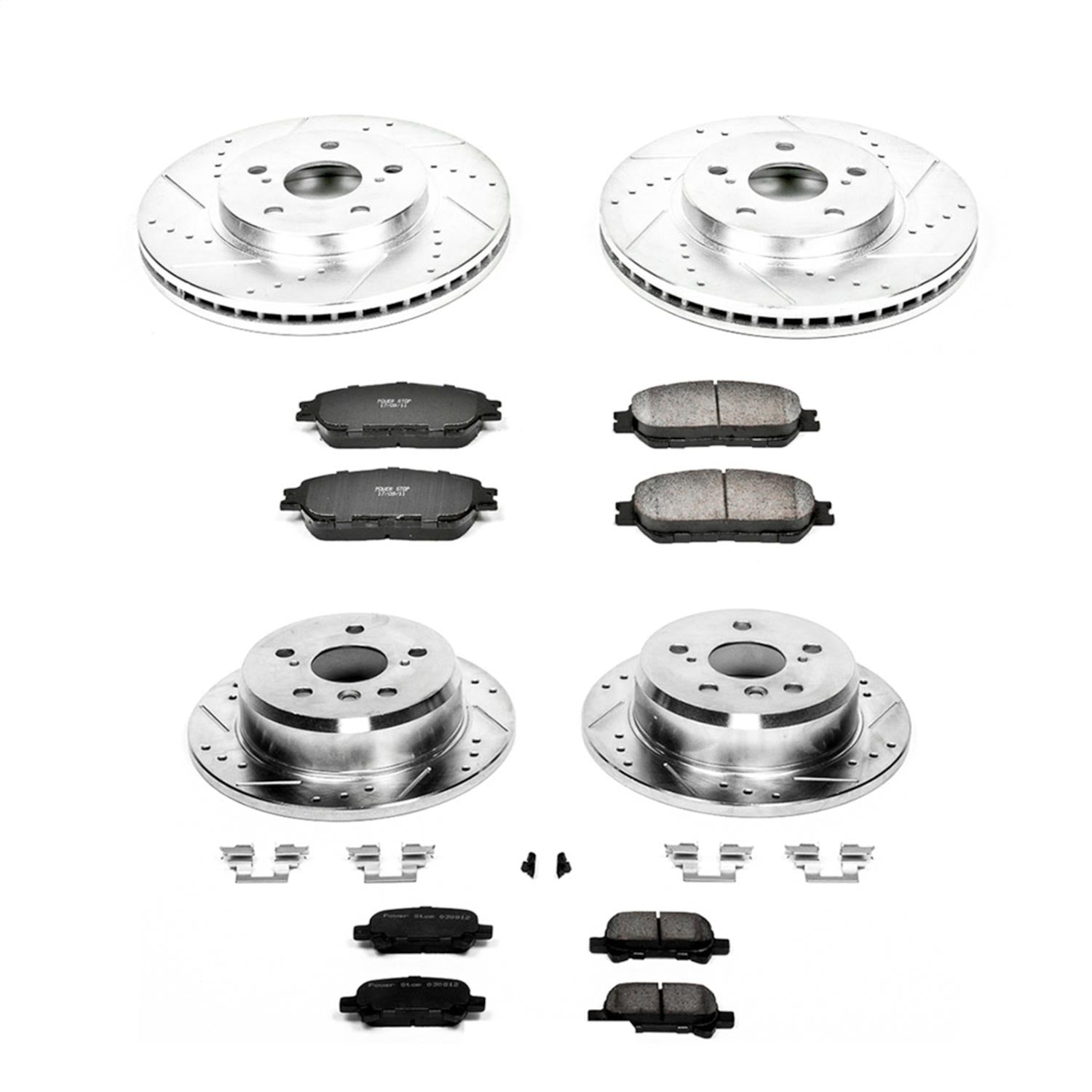 PowerStop Front & Rear Z23 Evolution Sport Brake Kit | Toyota Avalon (05-07) (K5482)