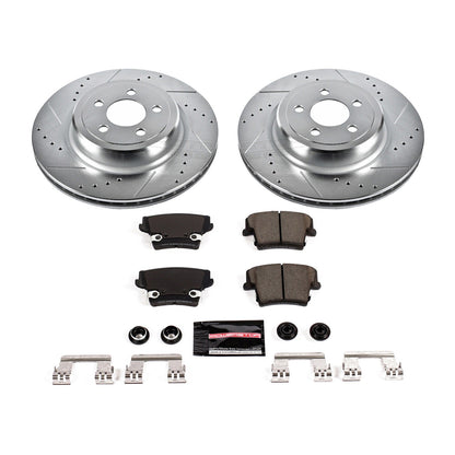 PowerStop Rear Z23 Evolution Sport Brake Kit | Dodge Charger (06-14) (K5486)