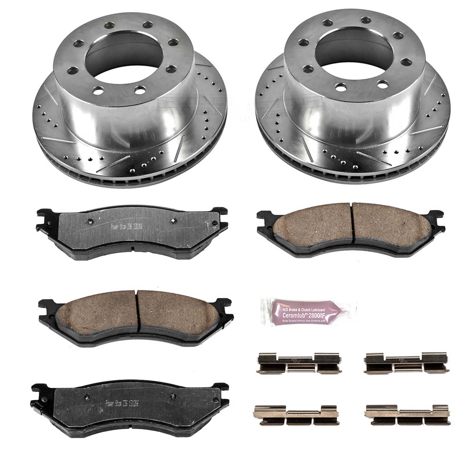 PowerStop Rear Z36 Truck & Tow Brake Kit | Dodge Ram 2500 (01-02) (K5489-36)