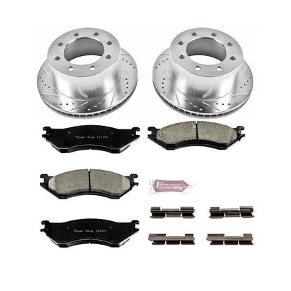 PowerStop Rear Z23 Evolution Sport Brake Kit | Dodge Ram 2500 (01-02) (K5489)