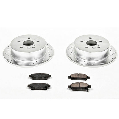 PowerStop Rear Z23 Evolution Sport Brake Kit | Toyota Sienna (04-10) (K5498)