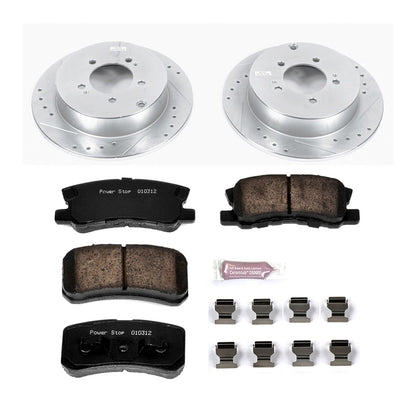 PowerStop Rear Z23 Evolution Sport Brake Kit | Mitsubishi Lancer (09-15) (K5499)
