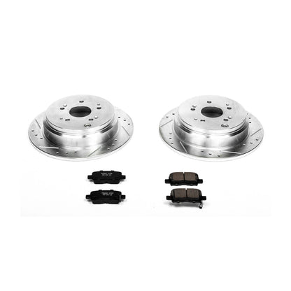 PowerStop Z23 Evolution Sport Rear Brake Kit | Honda Odyssey (02-04) (K5502)