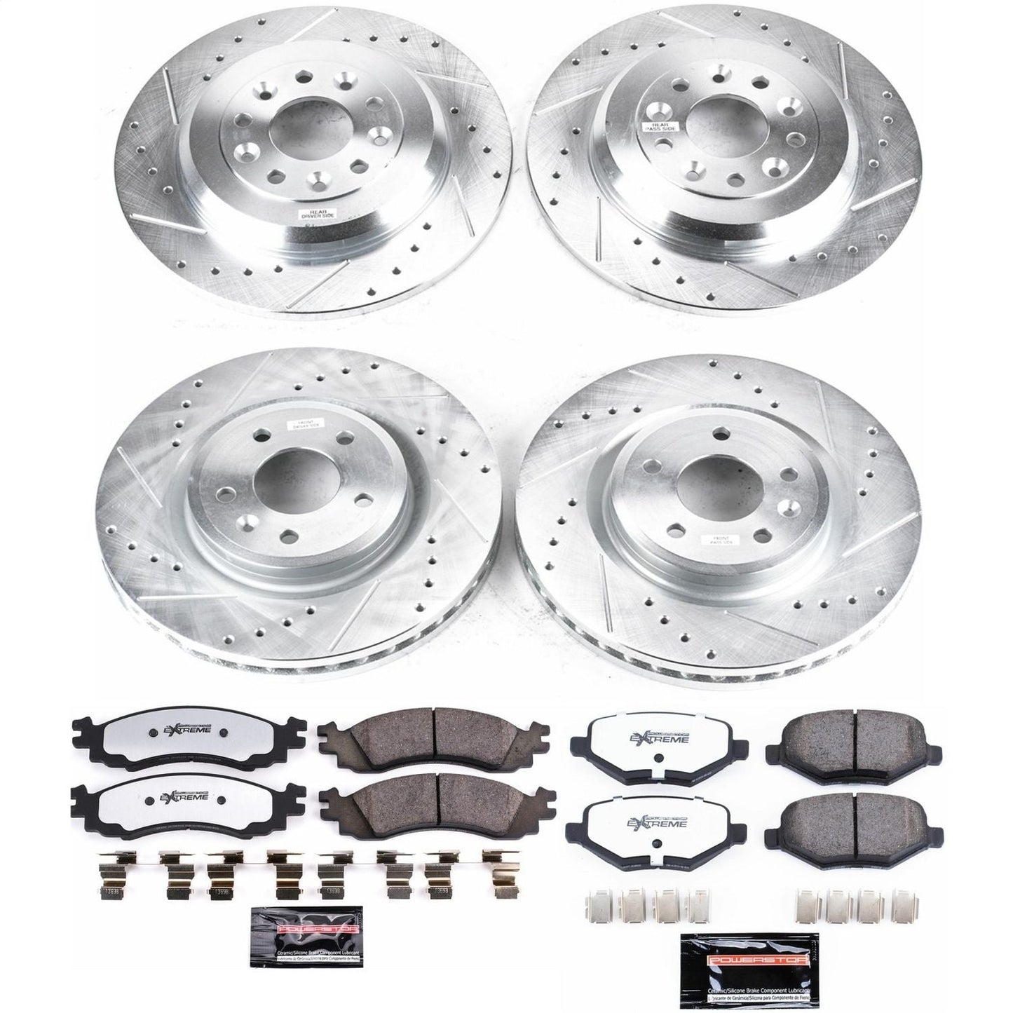 PowerStop Front & Rear Z36 Truck & Tow Brake Kit | Ford Taurus (10) (K5508-36)