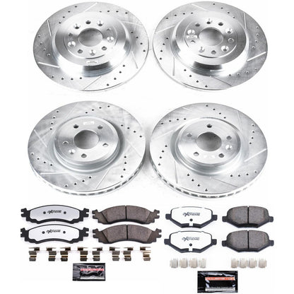 PowerStop Front & Rear Z36 Truck & Tow Brake Kit | Ford Taurus (10) (K5508-36)