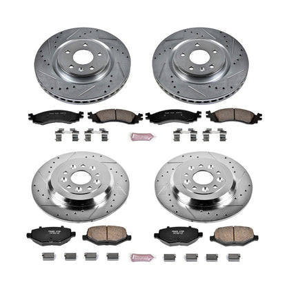 PowerStop Front & Rear Z23 Evolution Sport Brake Kit | Ford Taurus (10) (K5508)