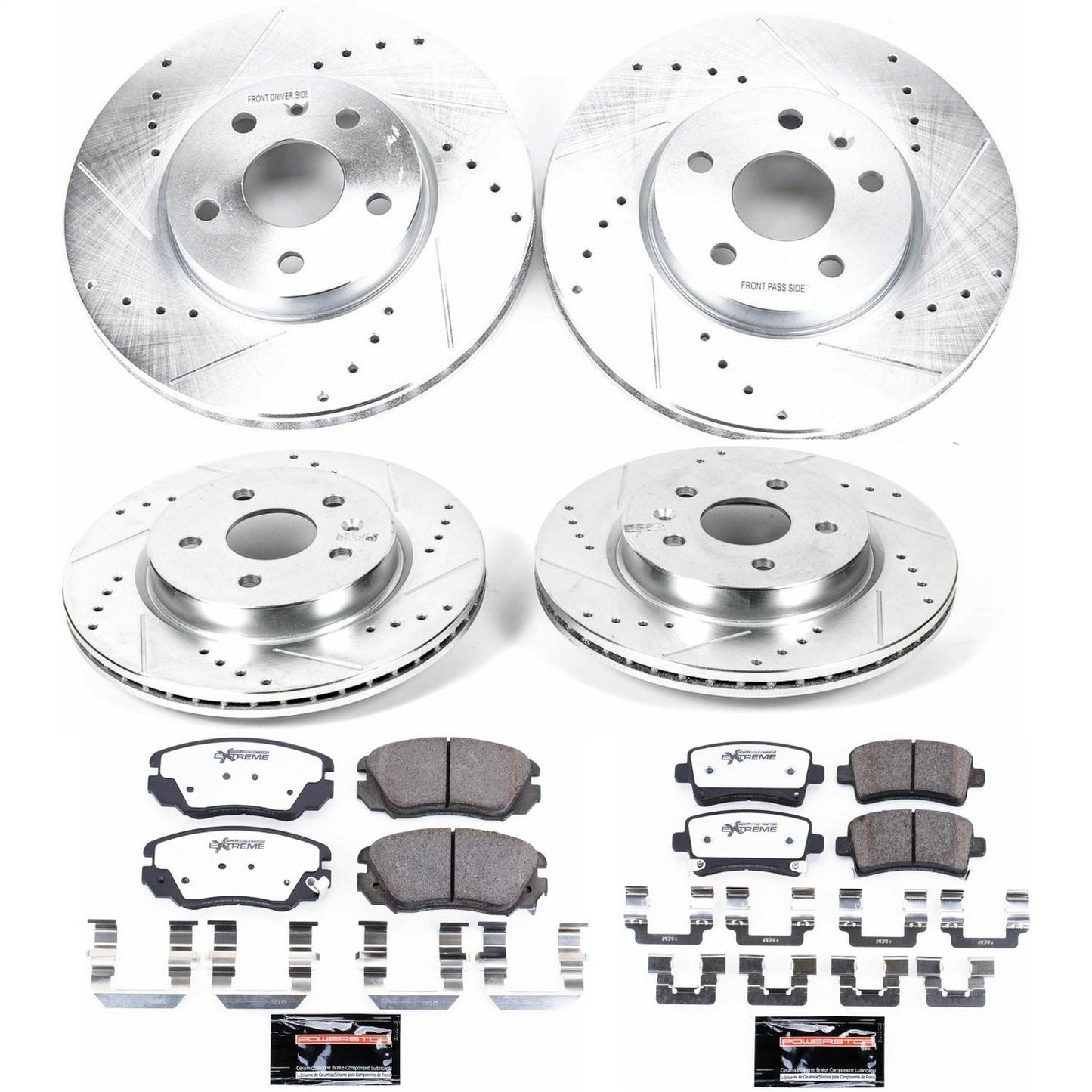 PowerStop Front & Rear Z26 Street Warrior Brake Kit | Buick Allure (2010) (K5515-26)