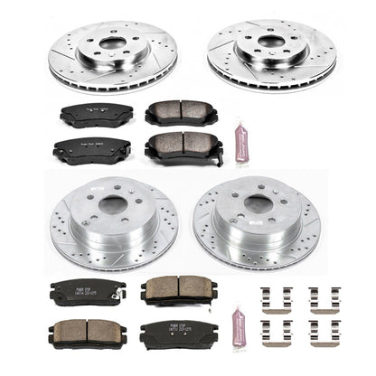 PowerStop Front & Rear Z23 Evolution Sport Brake Kit | Chevrolet Equinox (10-17) (K5516)