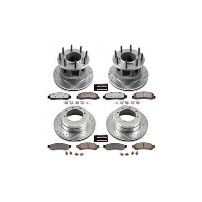 PowerStop Front and Rear Z36 Truck & Tow Brake Kit | Ford F-350 Super Duty (10-11) (K5517-36)