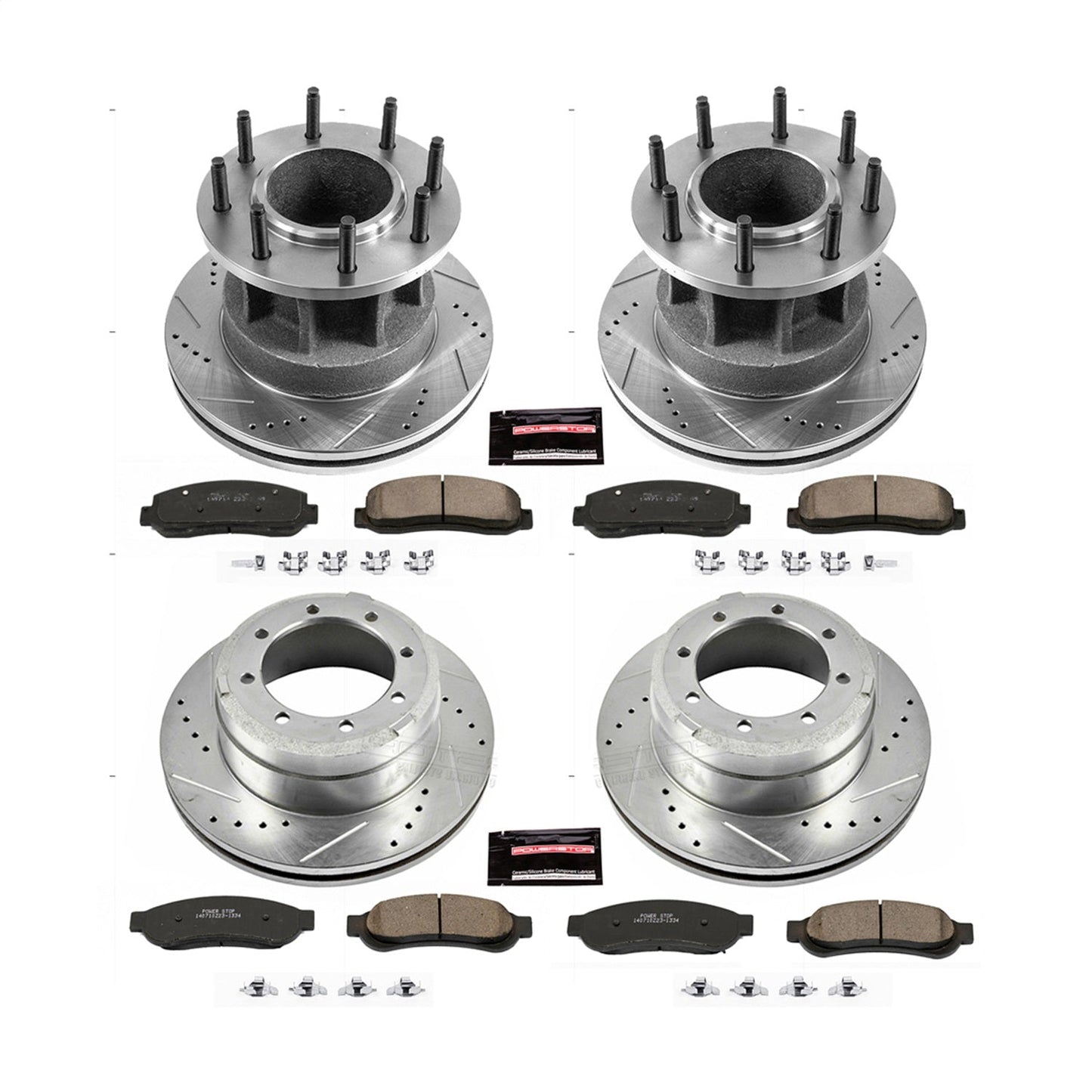 PowerStop Front & Rear Z23 Evolution Brake Kit | Ford F-350 Super Duty (10-11) (K5517)