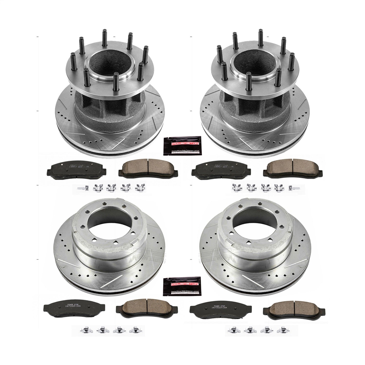 PowerStop Front & Rear Z23 Evolution Brake Kit | Ford F-350 Super Duty (10-11) (K5517)