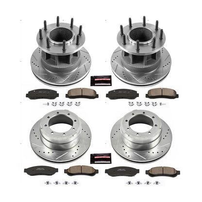 PowerStop Front & Rear Z23 Evolution Brake Kit | Ford F-350 Super Duty (10-11) (K5517)