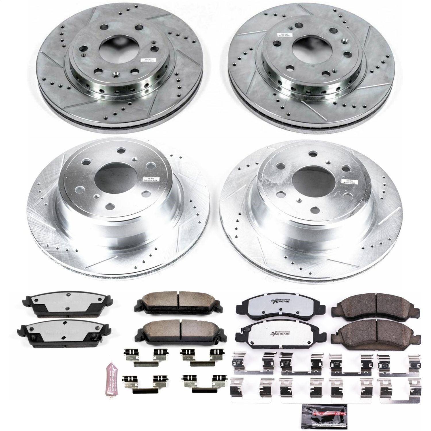 PowerStop Front & Rear Z36 Truck & Tow Brake Kit | Chevrolet Tahoe (08-14) (K5520-36)