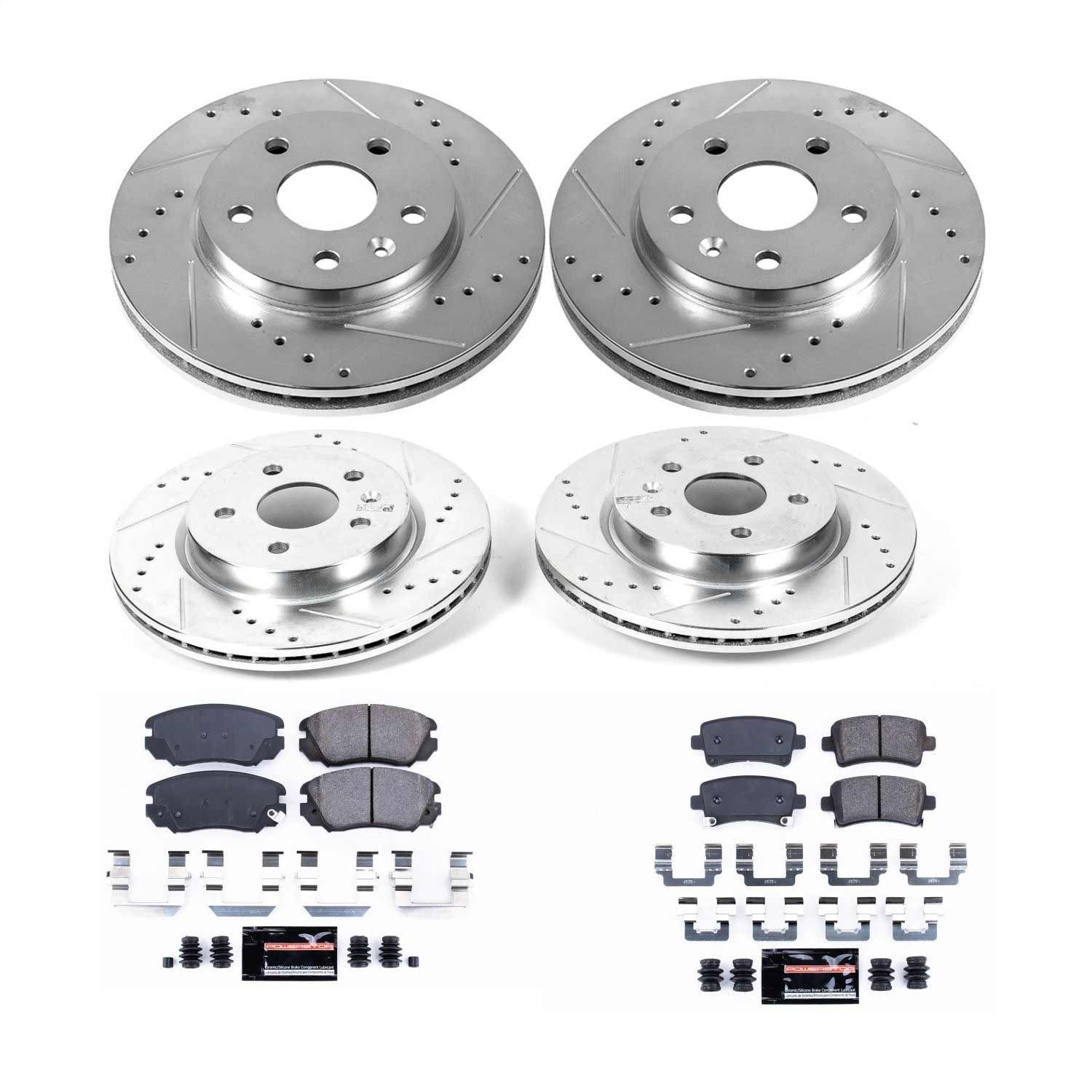 PowerStop Front & Rear Z23 Evolution Sport Brake Kit | Buick LaCrosse (11) (K5524)