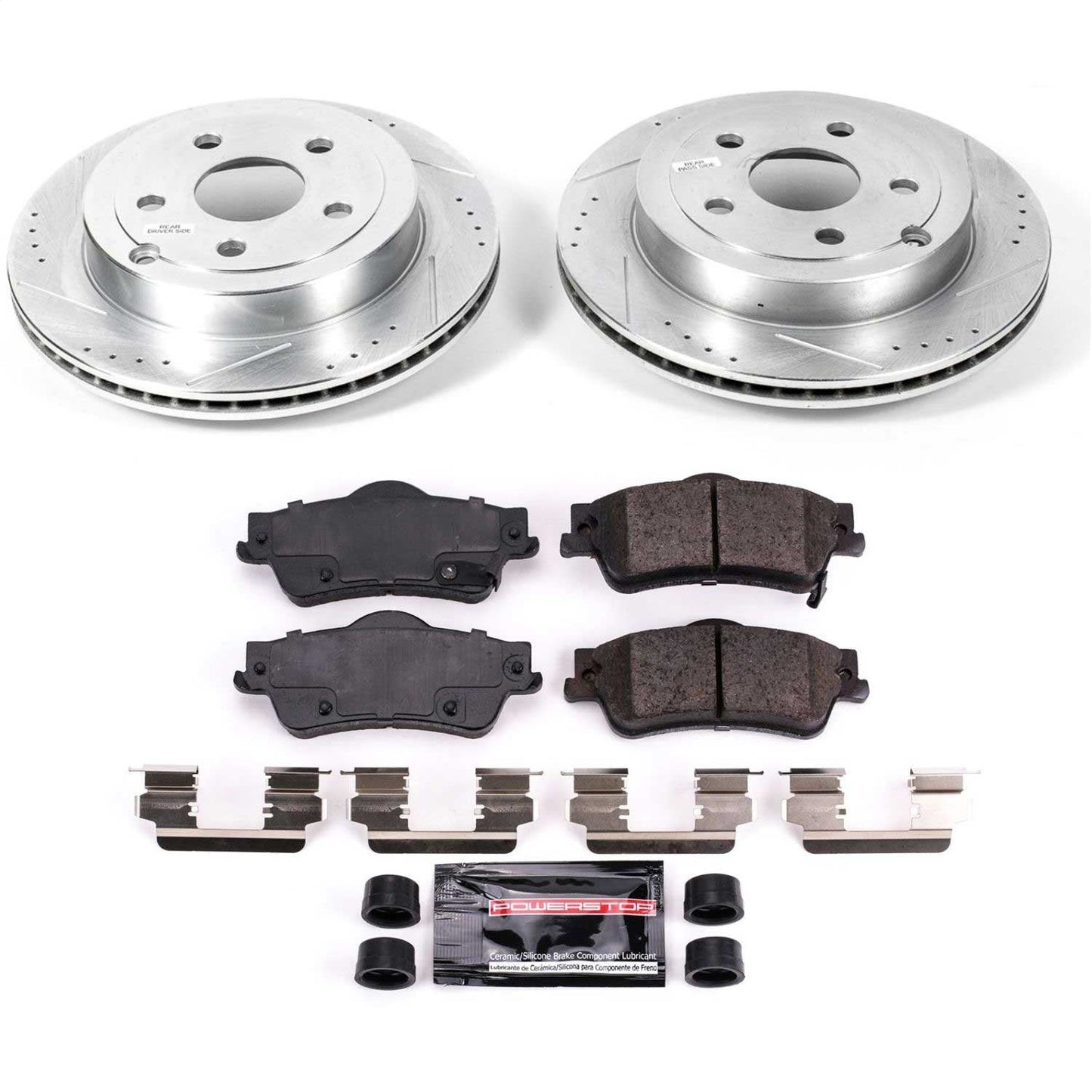 PowerStop Rear Z23 Evolution Sport Brake Kit | Pontiac G8 (08-09) (K5525)