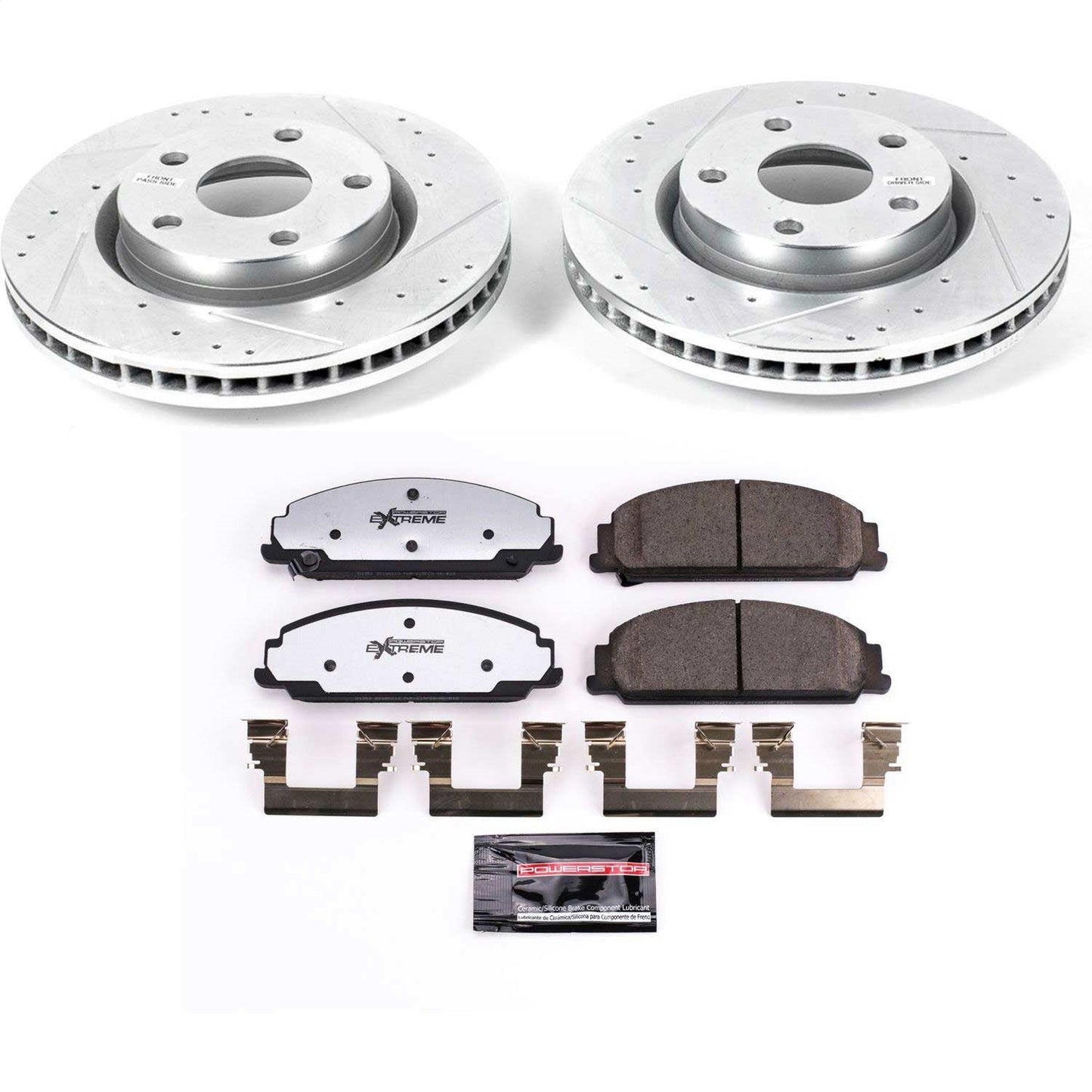 PowerStop Front Z26 Street Warrior Brake Kit | Pontiac G8 (08-09) (K5526-26)