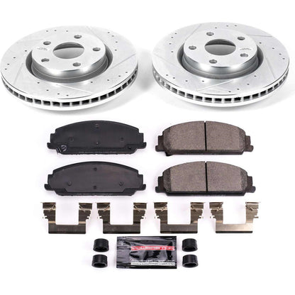 PowerStop Front Z23 Evolution Sport Brake Kit | Pontiac G8 (08-09) (K5526)