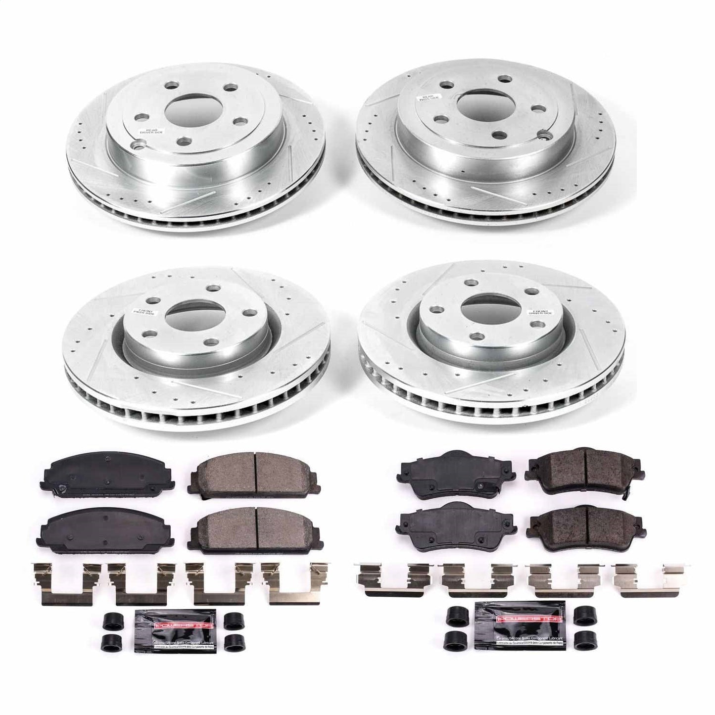 PowerStop Front & Rear Z23 Evolution Sport Brake Kit | Pontiac G8 (08-09) (K5527)