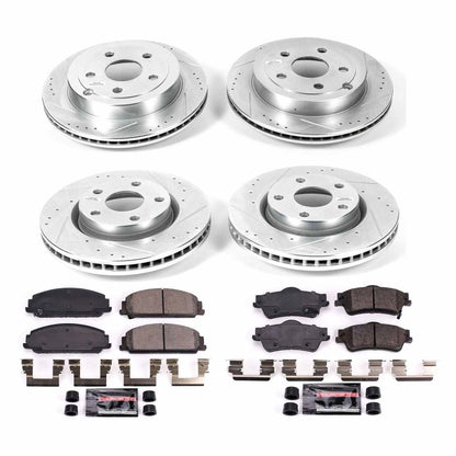 PowerStop Front & Rear Z23 Evolution Sport Brake Kit | Pontiac G8 (08-09) (K5527)