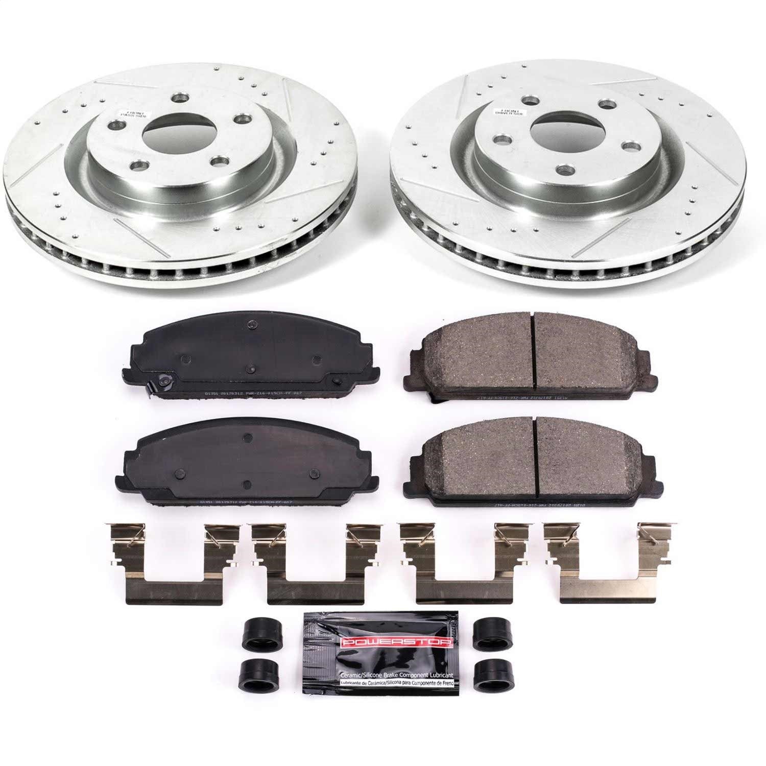 PowerStop Front Z23 Evolution Sport Brake Kit | Pontiac G8 (08-09) (K5529)