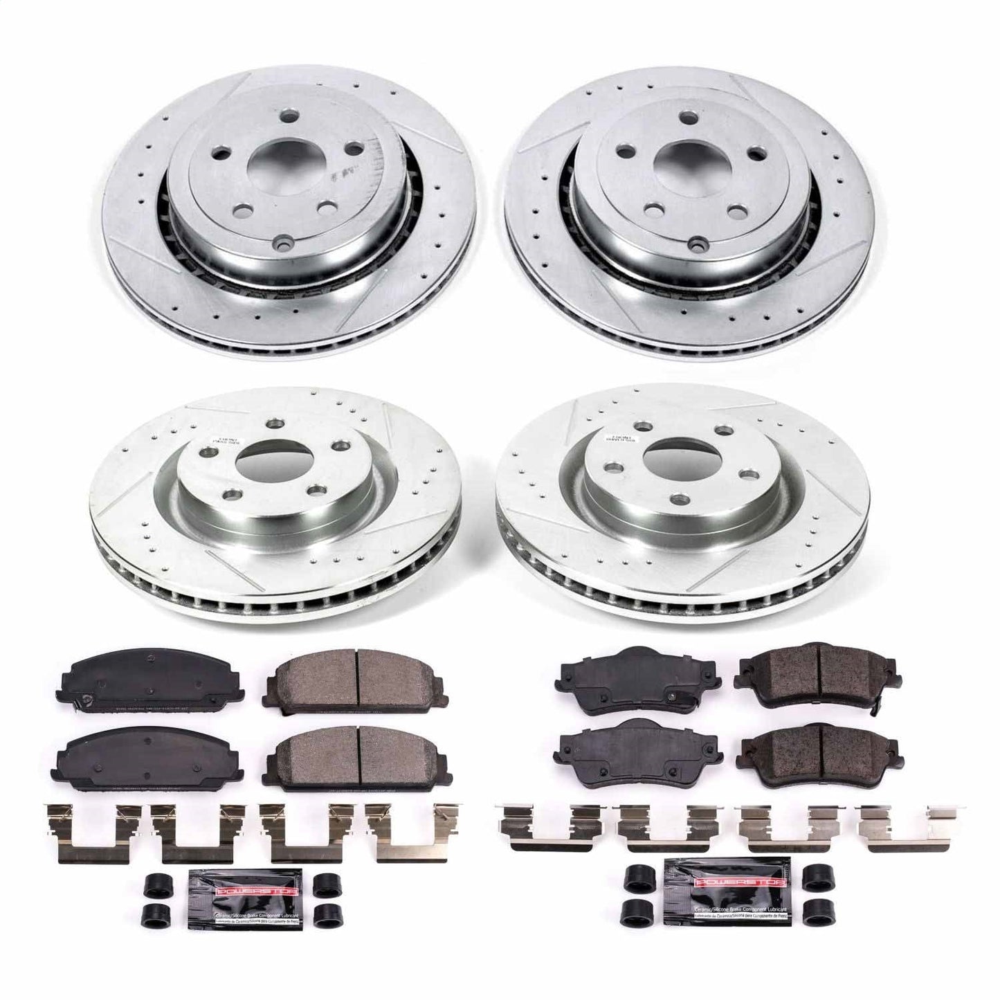PowerStop Front & Rear Z23 Evolution Sport Brake Kit | Pontiac G8 (08-09) (K5530)