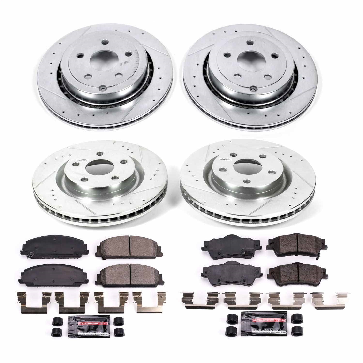 PowerStop Front & Rear Z23 Evolution Sport Brake Kit | Pontiac G8 (08-09) (K5530)