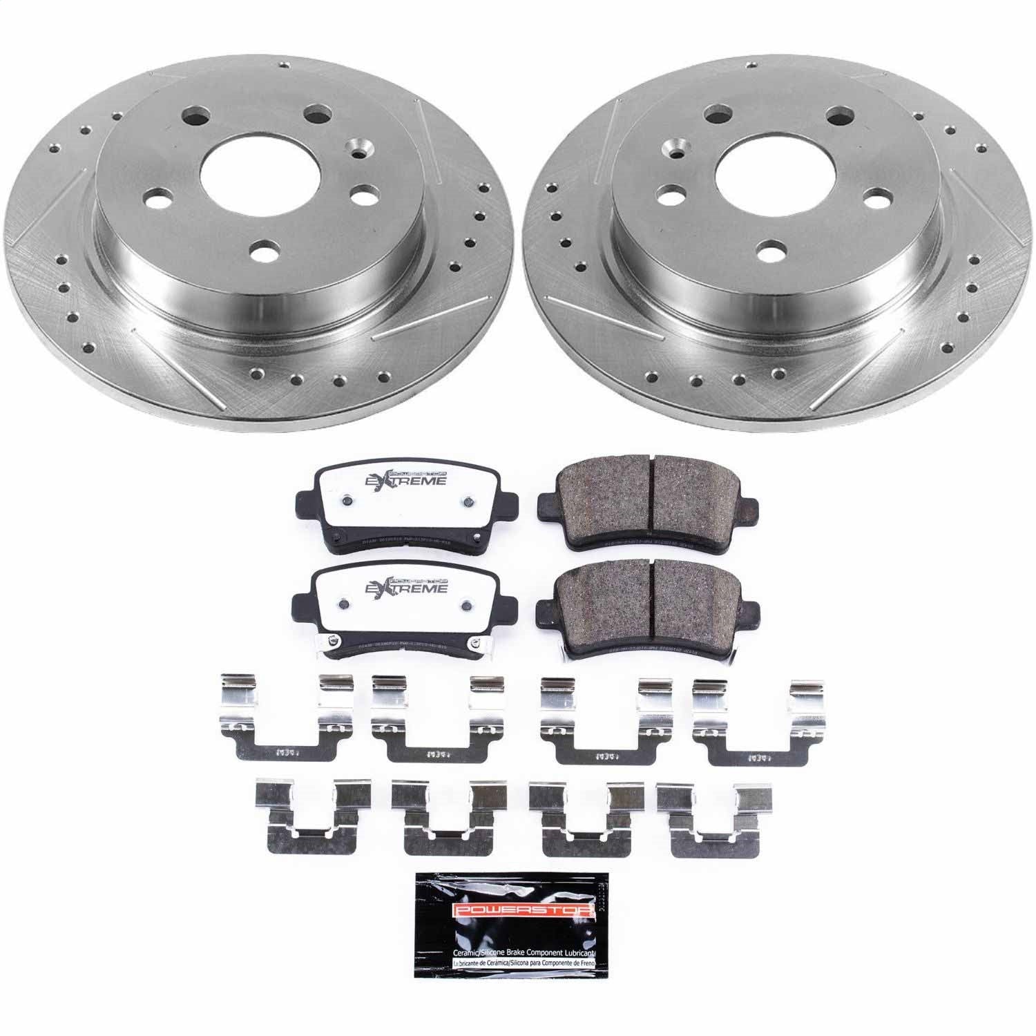 PowerStop Rear Z26 Street Warrior Brake Kit | Buick LaCrosse (12-16) (K5531-26)