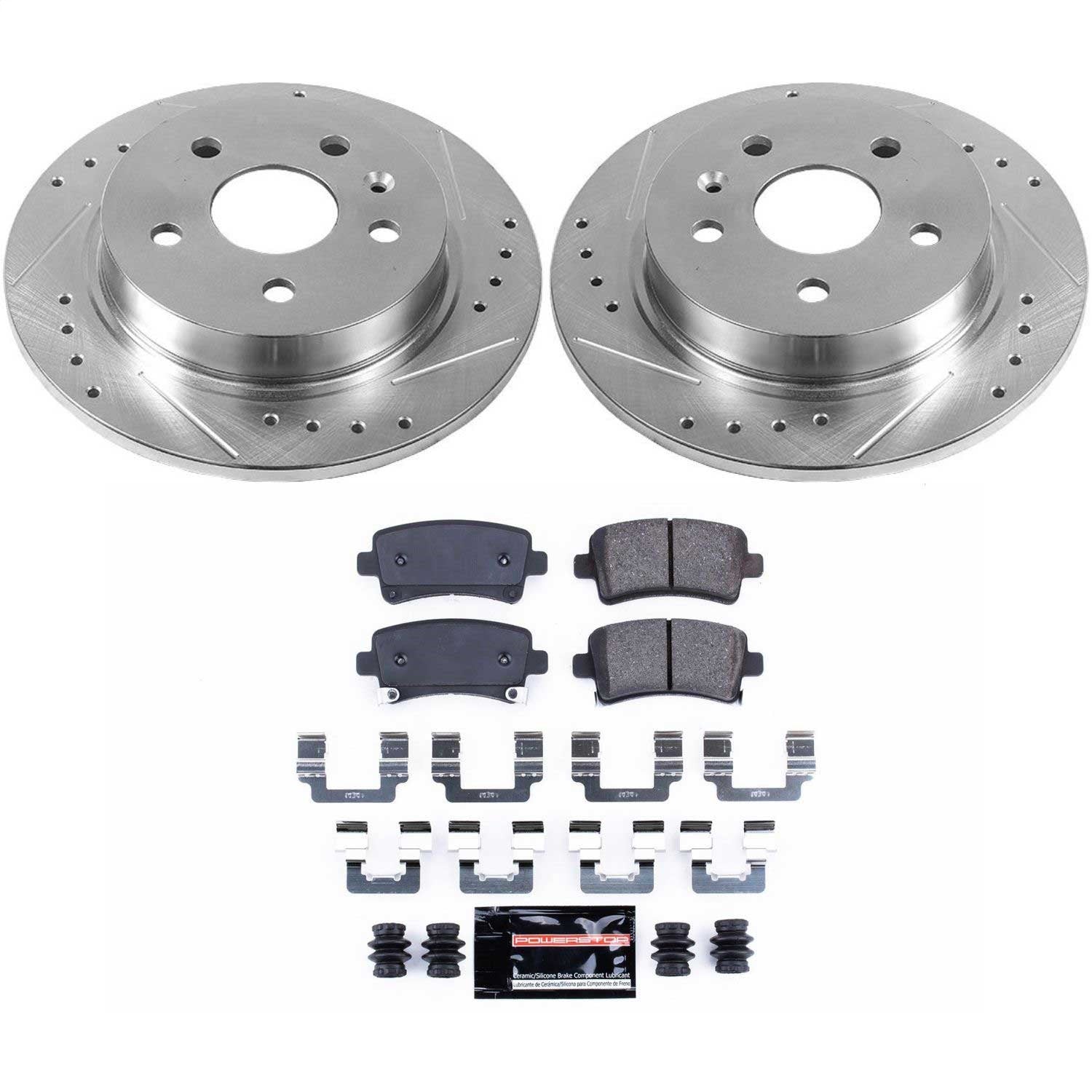 PowerStop Rear Z23 Evolution Sport Brake Kit | Buick LaCrosse (12-16) (K5531)
