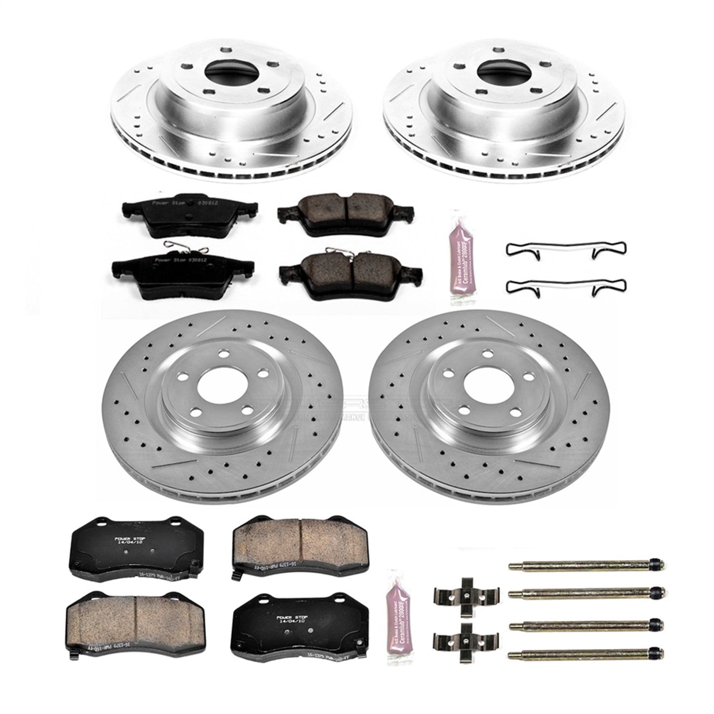 PowerStop Front & Rear Z23 Evolution Sport Brake Kit | Chevrolet Cobalt (08-10) (K5533)