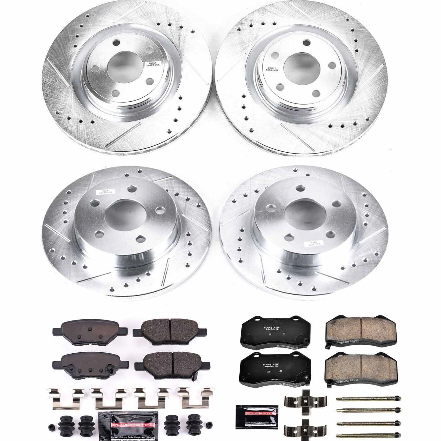 PowerStop Front & Rear Z23 Evolution Sport Brake Kit | Chevrolet HHR (09-10) (K5534)