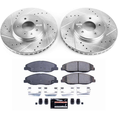 PowerStop Front Z23 Evolution Sport Brake Kit | Cadillac STS (09-11) (K5538)