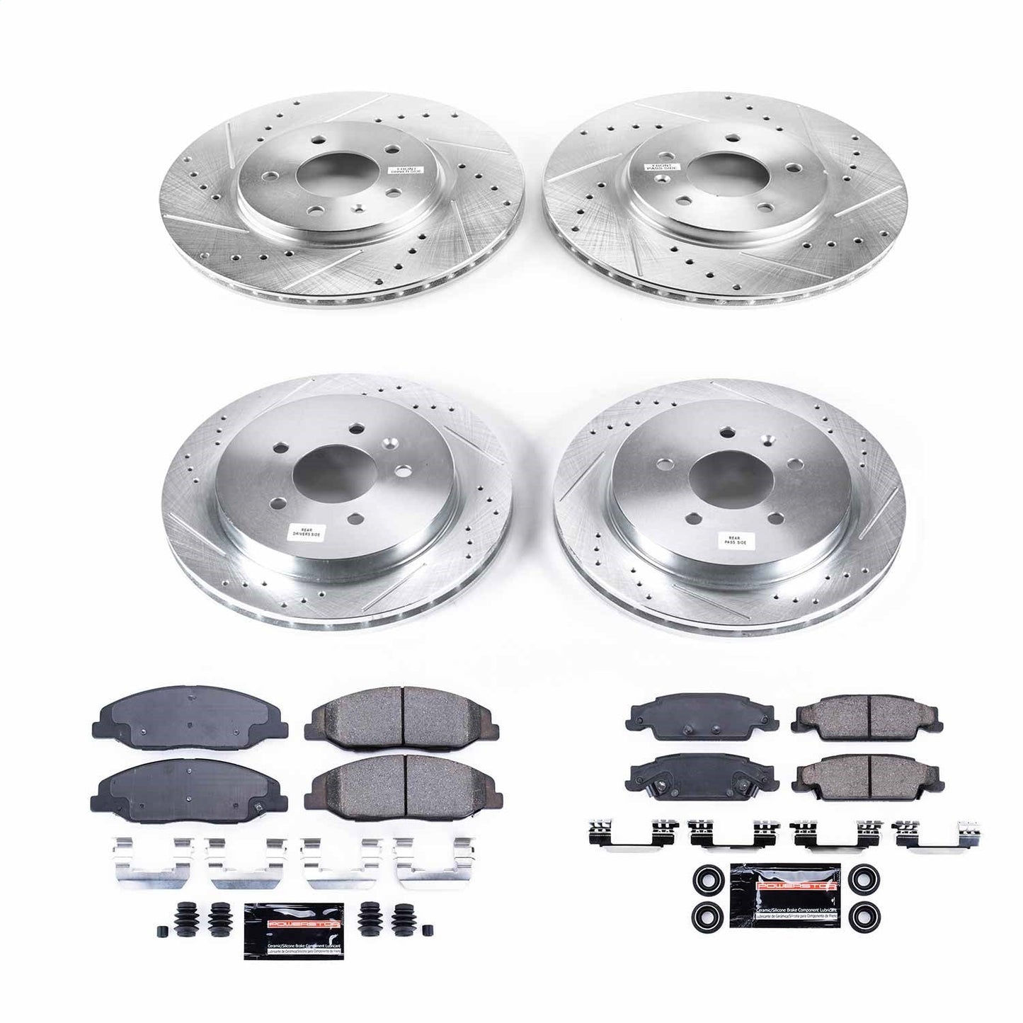 PowerStop Front & Rear Z23 Evolution Sport Brake Kit | Cadillac STS (09-11) (K5539)