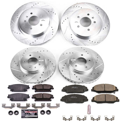 PowerStop Front & Rear Z23 Evolution Sport Brake Kit | Cadillac STS (09-11) (K5540)
