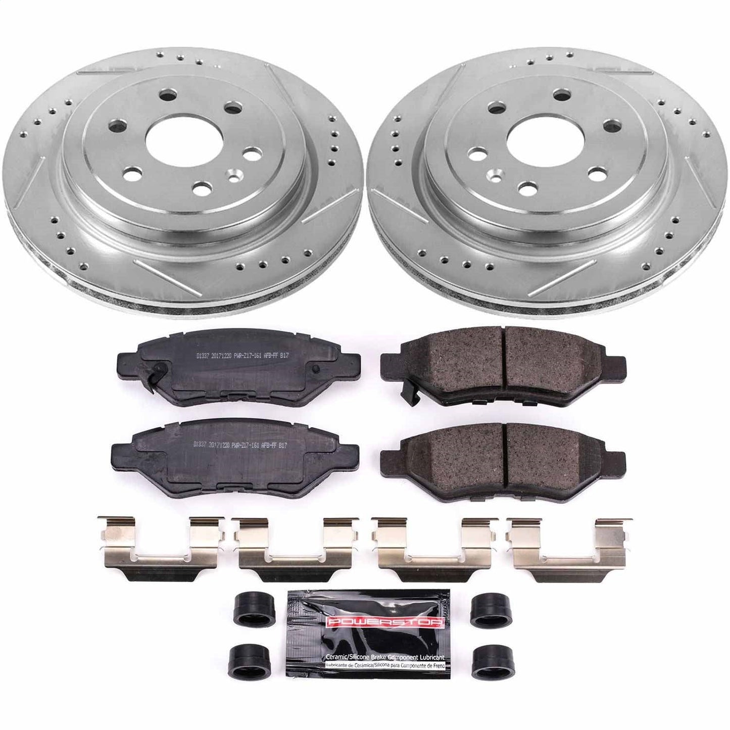 PowerStop Rear Z23 Evolution Sport Brake Kit | Cadillac SRX (10-16) (K5543)