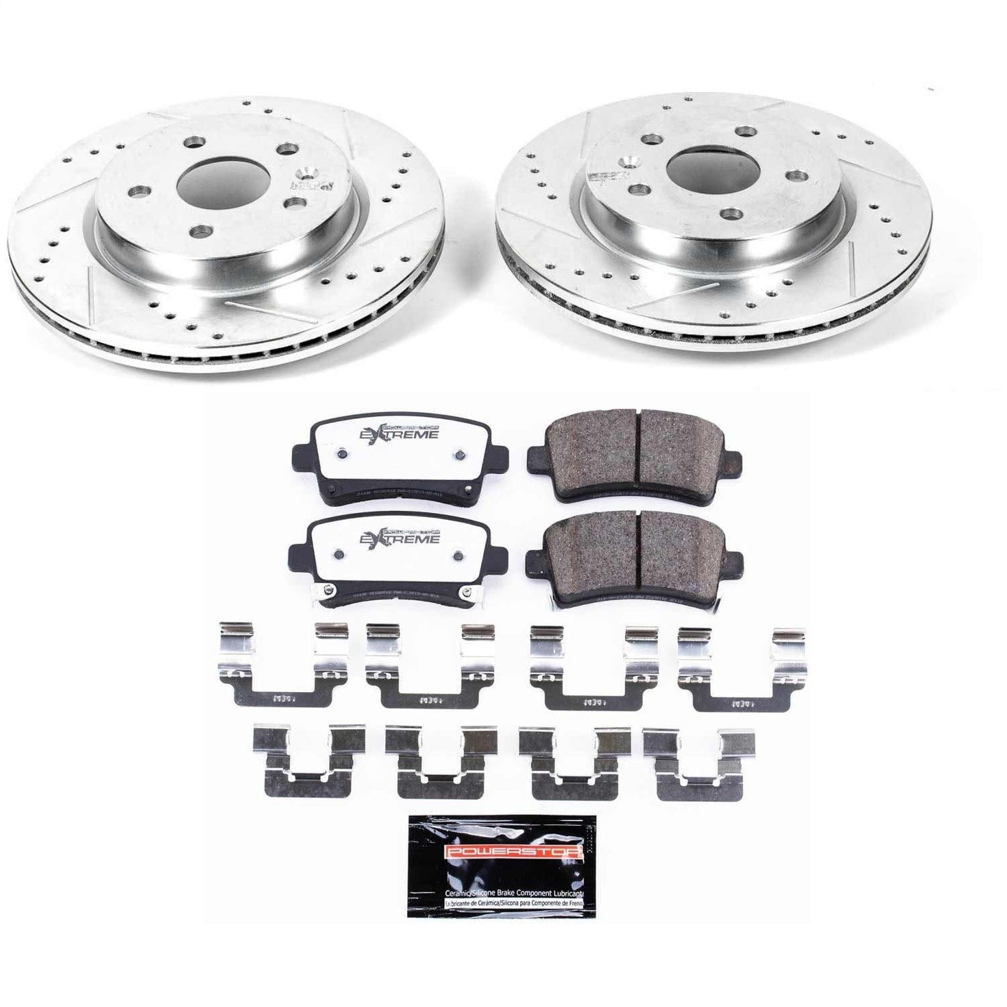 PowerStop Rear Z26 Street Warrior Brake Kit | Buick Allure (10) (K5547-26)