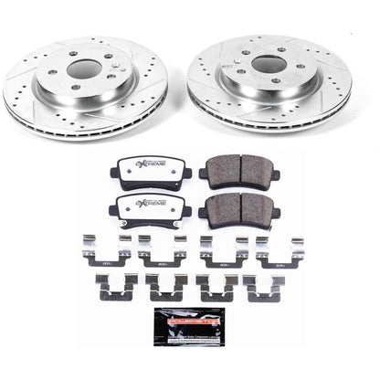 PowerStop Rear Z26 Street Warrior Brake Kit | Buick Allure (10) (K5547-26)