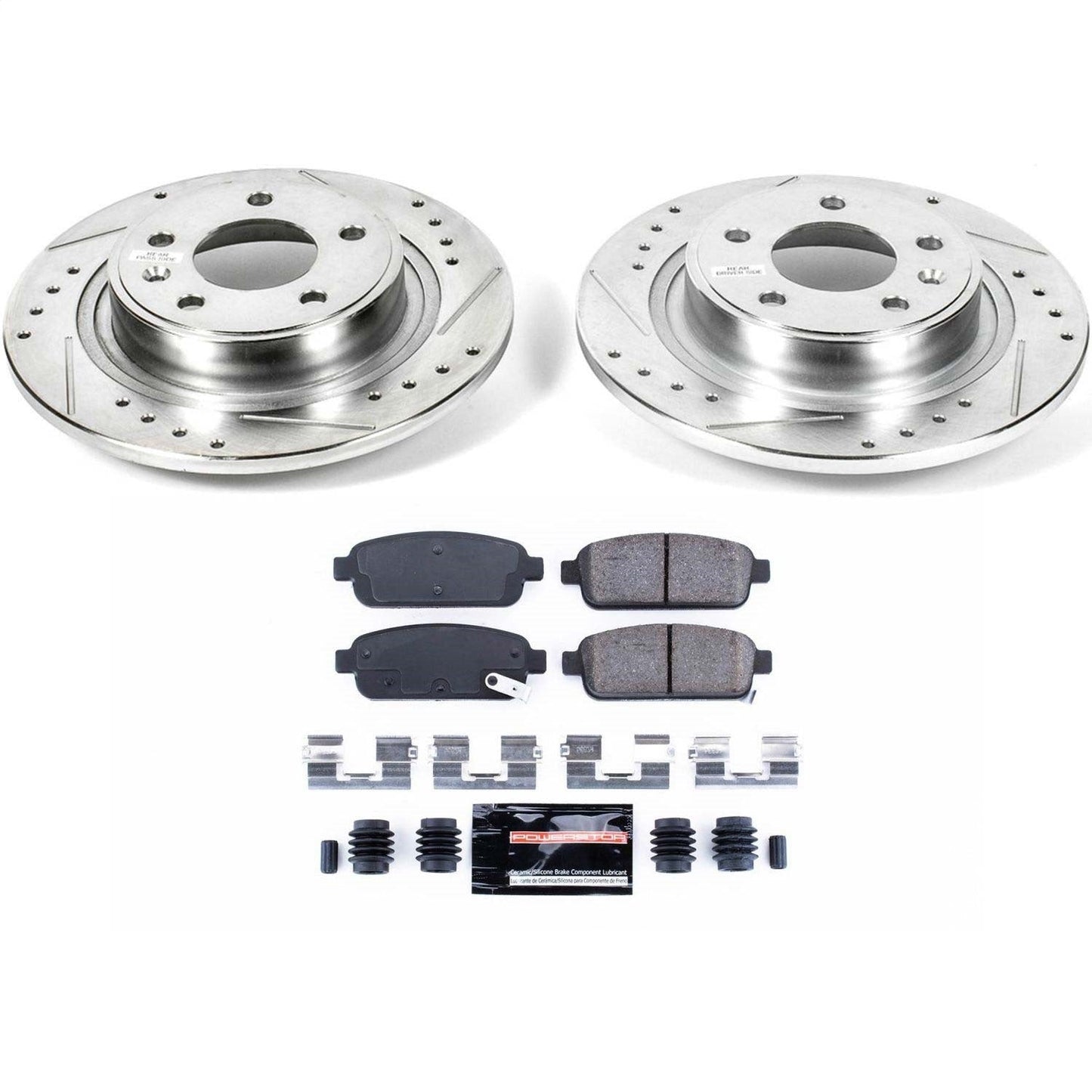 PowerStop Rear Z23 Evolution Sport Brake Kit | Buick Cascada (16-18) (K5552)