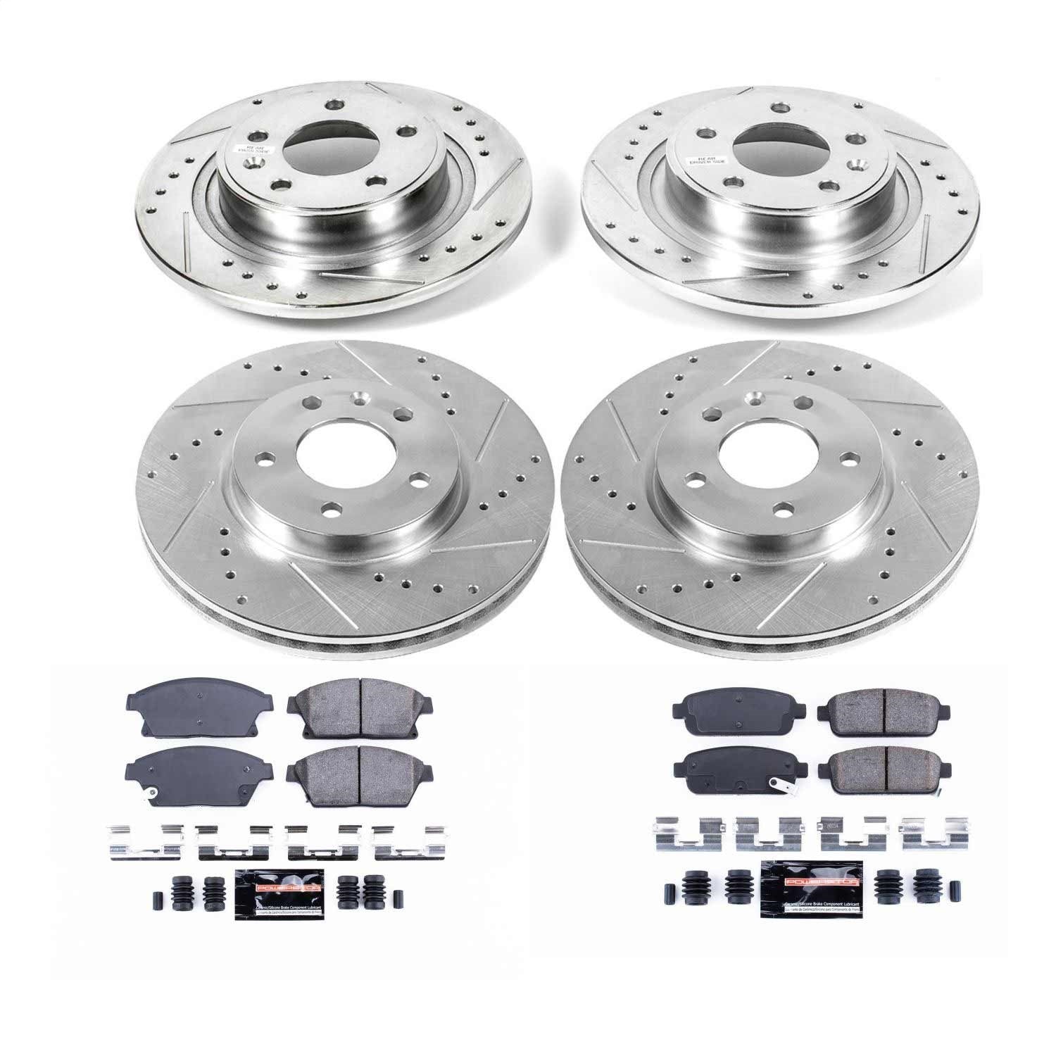 PowerStop Front & Rear Z23 Evolution Sport Brake Kit | Buick Verano (12-17) (K5555)