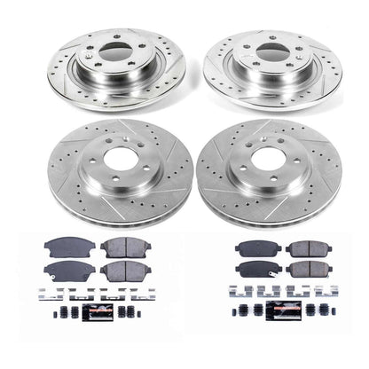PowerStop Front & Rear Z23 Evolution Sport Brake Kit | Buick Verano (12-17) (K5555)