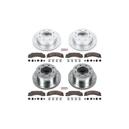 PowerStop Front & Rear Z36 Truck & Tow Brake Kit | GMC Sierra 3500 HD (11) (K5560-36)