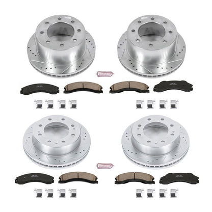 PowerStop Front & Rear Z23 Evolution Brake Kit | GMC Sierra 3500 HD 2011 (K5560)