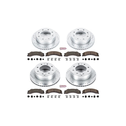 PowerStop Front & Rear Z36 Truck & Tow Brake Kit | Chevrolet Silverado 2500 HD (11) (K5561-36)