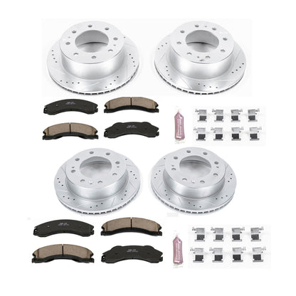 PowerStop Front & Rear Z23 Evolution Brake Kit | GMC Sierra 3500 HD (11) (K5561)
