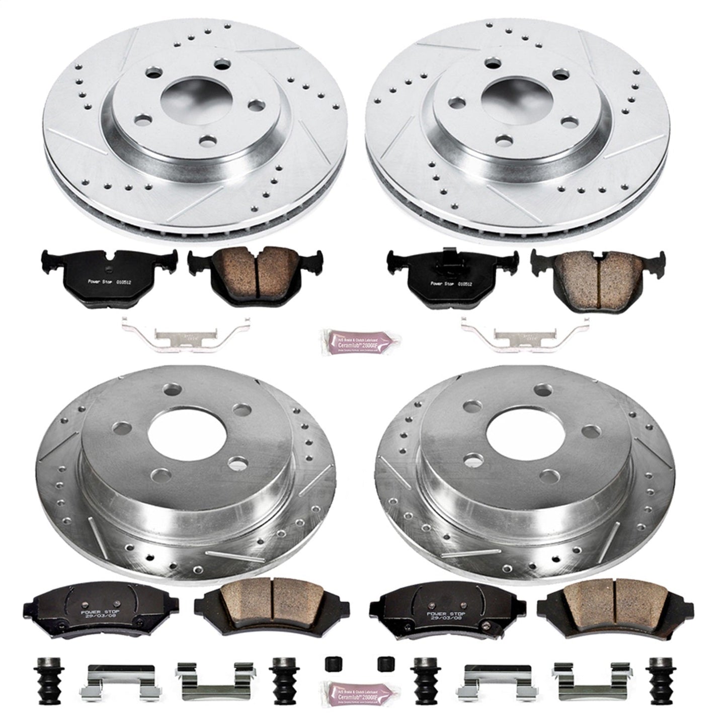 PowerStop Front & Rear Z23 Evolution Sport Brake Kit | Chevrolet Impala (05) (K5564)