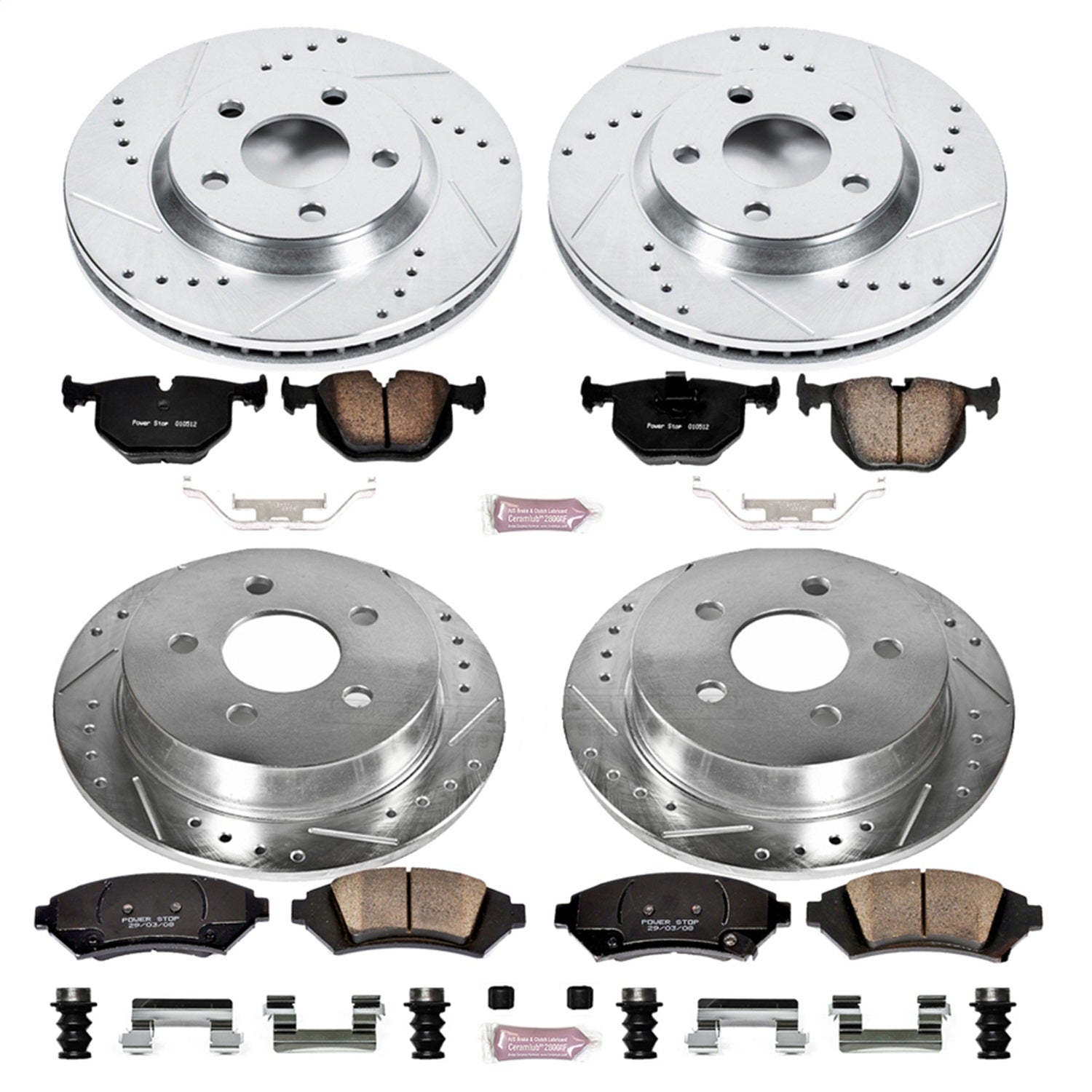 PowerStop Front & Rear Z23 Evolution Sport Brake Kit | Chevrolet Impala (05) (K5564)
