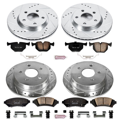 PowerStop Front & Rear Z23 Evolution Sport Brake Kit | Chevrolet Impala (05) (K5564)