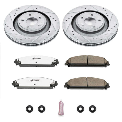 PowerStop Front Z26 Street Warrior Brake Kit | Chrysler 200 (13-14) (K5565-26)