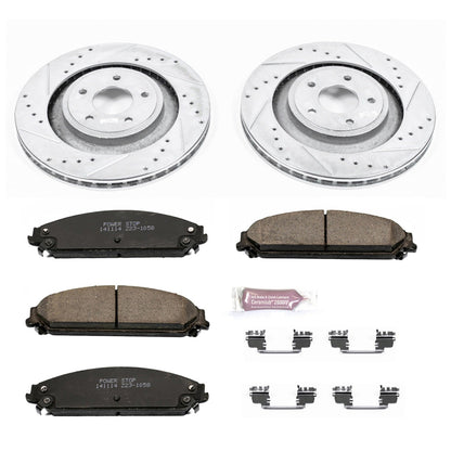 PowerStop Front Z23 Evolution Sport Brake Kit | Chrysler 200 (13-14) (K5565)