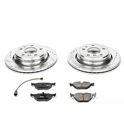 PowerStop Rear Z23 Evolution Sport Brake Kit | BMW 540i (94-95) (K557)