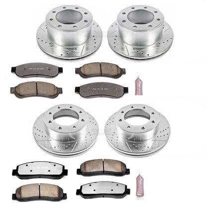 PowerStop Front and Rear Z36 Truck & Tow Brake Kit | Ford F-350 Super Duty (2010) (K5573-36)